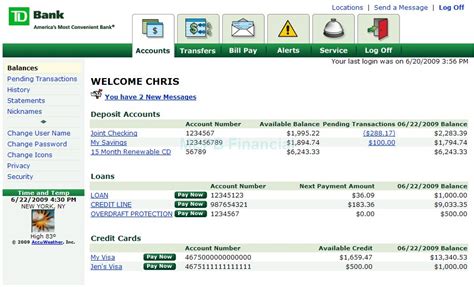 td banking net.
